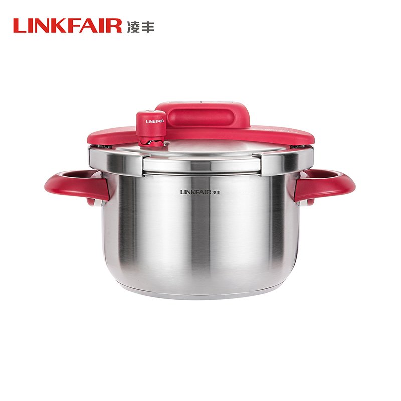 圆宝5L压力锅（珊瑚红）