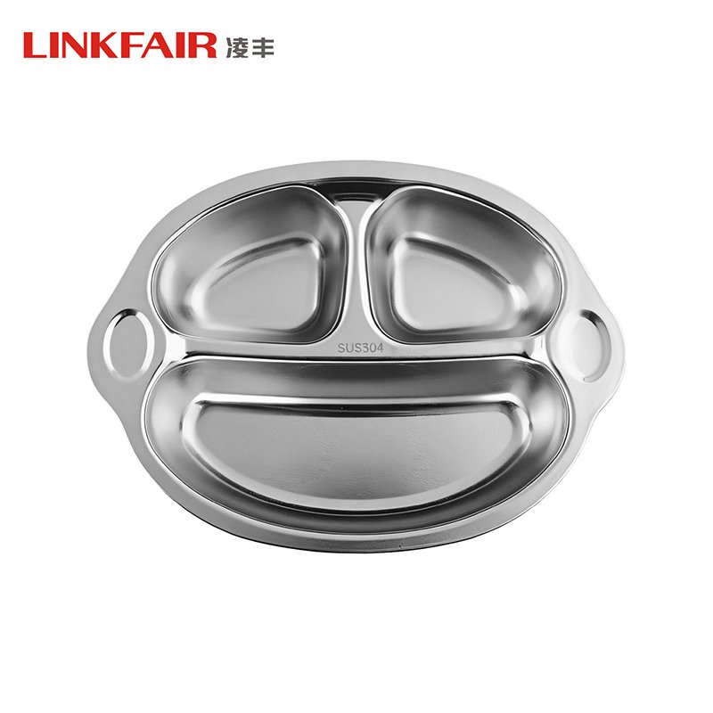 大嘴猴系列儿童餐盘（三格）